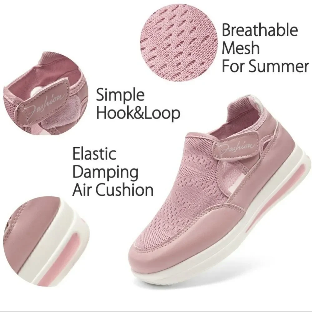 Minimalist Cut Out Casual Breathable Soft Sole Slip On Shoes Women's New